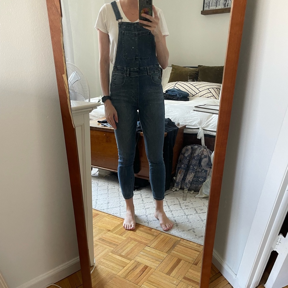 Free People stretchy overalls